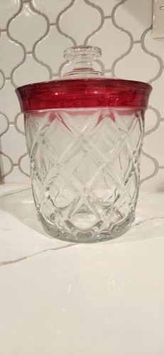 Indiana glass ruby - glass, red