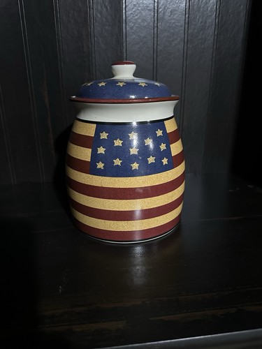 Liberty cookie jar canister - jar,